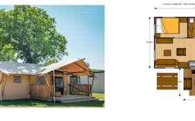 Grundriss Zelt